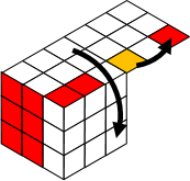１面の揃え方３－３（ルービックキューブ）